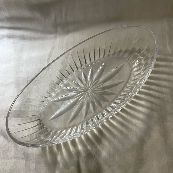 Princess House Lead Crystal Vegetable Or Relish Dish From the Mid 1980’s - Picture 3 of 4